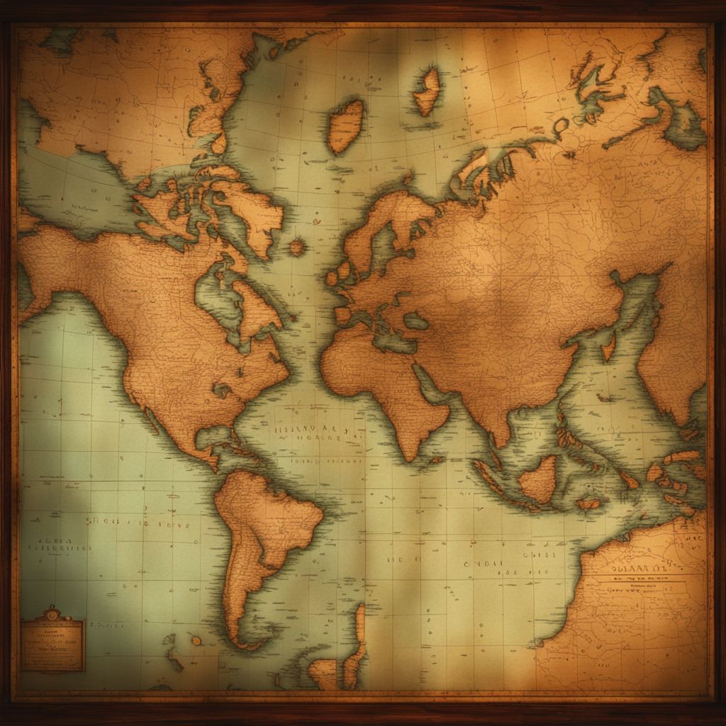 Vintage map transitioning into a digital map on a tablet, blend of old and new, warm room light meets cool screen light, Photographic style, High resolution.